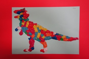 KOLOROWE DINOZAURY