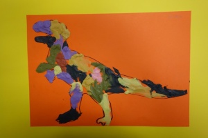 KOLOROWE DINOZAURY