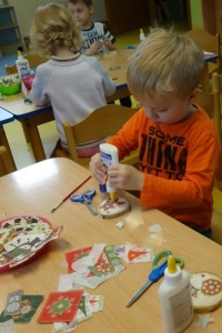 DECOUPAGE NA CHOINKĘ