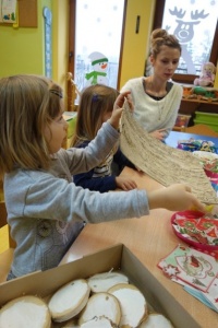 DECOUPAGE NA CHOINKĘ