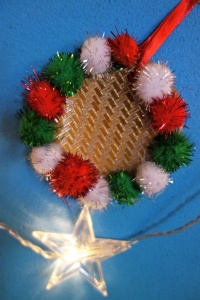 POMPONIKOWA CHOINKA