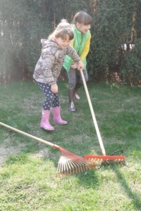 WIOSNA W OGRODZIE. WIELKIE GRABIENIE