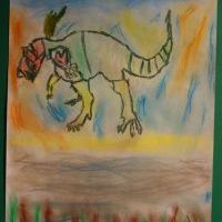 DINOZAURY MALOWANE (1)